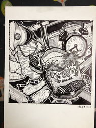 美术高考通过的作品,求美术高考线描速写作品