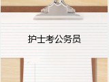 护士考公务员