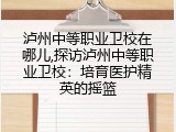 泸州中等职业卫校在哪儿,探访泸州中等职业卫校：培育医护精英的摇篮
