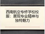 西南航空专修学校校服：展现专业精神与独特魅力