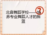 北音舞蹈学校——培养专业舞蹈人才的摇篮