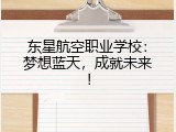 东星航空职业学校：梦想蓝天，成就未来！