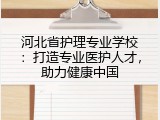 河北省护理专业学校：打造专业医护人才，助力健康中国