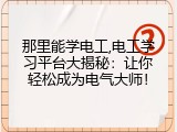 那里能学电工,电工学习平台大揭秘：让你轻松成为电气大师！