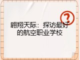 翱翔天际：探访最好的航空职业学校