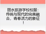 丽水旅游学校校服：传统与现代的完美融合，青春活力的象征！