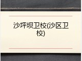 沙坪坝卫校(沙区卫校)
