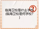 临海卫校是什么学校(临海卫校是何学校？)