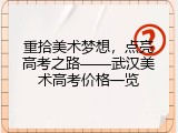 重拾美术梦想，点亮高考之路——武汉美术高考价格一览
