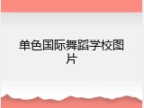单色国际舞蹈学校图片