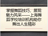 掌握舞蹈技巧，展现魅力风采——上海舞蹈学校培训机构助你舞出人生精彩