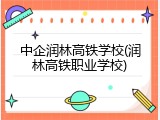 中企润林高铁学校(润林高铁职业学校)