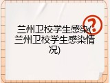 兰州卫校学生感染(兰州卫校学生感染情况)