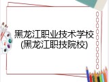 黑龙江职业技术学校(黑龙江职技院校)