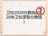 卫校2020分数线(2020年卫校录取分数线)