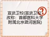宣武卫校(宣武卫校 改称：首都医科大学附属北京潞河医院)