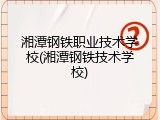 湘潭钢铁职业技术学校(湘潭钢铁技术学校)