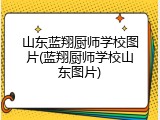 山东蓝翔厨师学校图片(蓝翔厨师学校山东图片)