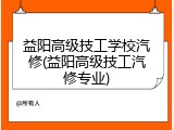 益阳高级技工学校汽修(益阳高级技工汽修专业)