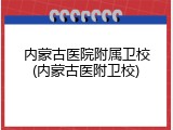 内蒙古医院附属卫校(内蒙古医附卫校)