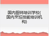国内厨师培训学校(国内烹饪技能培训机构)