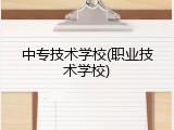 中专技术学校(职业技术学校)