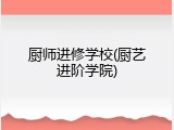 厨师进修学校(厨艺进阶学院)