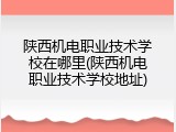 陕西机电职业技术学校在哪里(陕西机电职业技术学校地址)