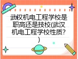 武汉机电工程学校是职高还是技校(武汉机电工程学校性质？)