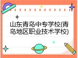 山东青岛中专学校(青岛地区职业技术学校)