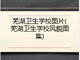 芜湖卫生学校图片(芜湖卫生学校风貌图集)