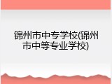 锦州市中专学校(锦州市中等专业学校)