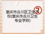 重庆市合川区卫生学校(重庆市合川卫生专业学府)