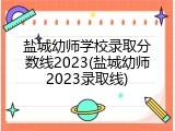盐城幼师学校录取分数线2023(盐城幼师2023录取线)
