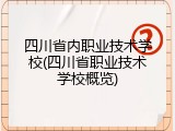 四川省内职业技术学校(四川省职业技术学校概览)