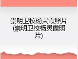 崇明卫校杨灵霞照片(崇明卫校杨灵霞照片)