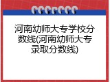 河南幼师大专学校分数线(河南幼师大专录取分数线)