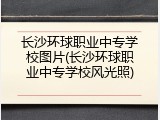 长沙环球职业中专学校图片(长沙环球职业中专学校风光照)