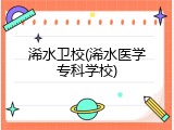 浠水卫校(浠水医学专科学校)