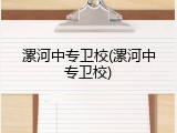 漯河中专卫校(漯河中专卫校)