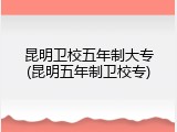 昆明卫校五年制大专(昆明五年制卫校专)