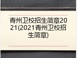 青州卫校招生简章2021(2021青州卫校招生简章)