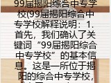 99届揭阳综合中专学校(99届揭阳综合中专学校解释说明：1. 首先，我们确认了关键词“99届揭阳综合中专学校”的基本信息。这是一所位于揭阳的综合中专学校，成立于1999年。2. 接下来，我们需要确保这