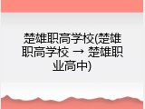 楚雄职高学校(楚雄职高学校 → 楚雄职业高中)