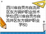 四川省自贡市自流井区东方锅炉职业技术学校(四川省自贡市自流井区东方锅炉职业学校)
