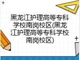 黑龙江护理高等专科学校南岗校区(黑龙江护理高等专科学校南岗校区)