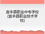 宜丰县职业中专学校(宜丰县职业技术学校)