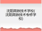 沈阳高铁技术学校(沈阳高铁技术专修学校)