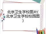 北京卫生学校图片(北京卫生学校校园图)
