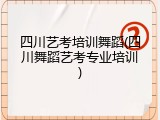 四川艺考培训舞蹈(四川舞蹈艺考专业培训)